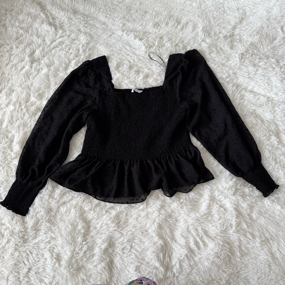 Elegant Black Women's Top